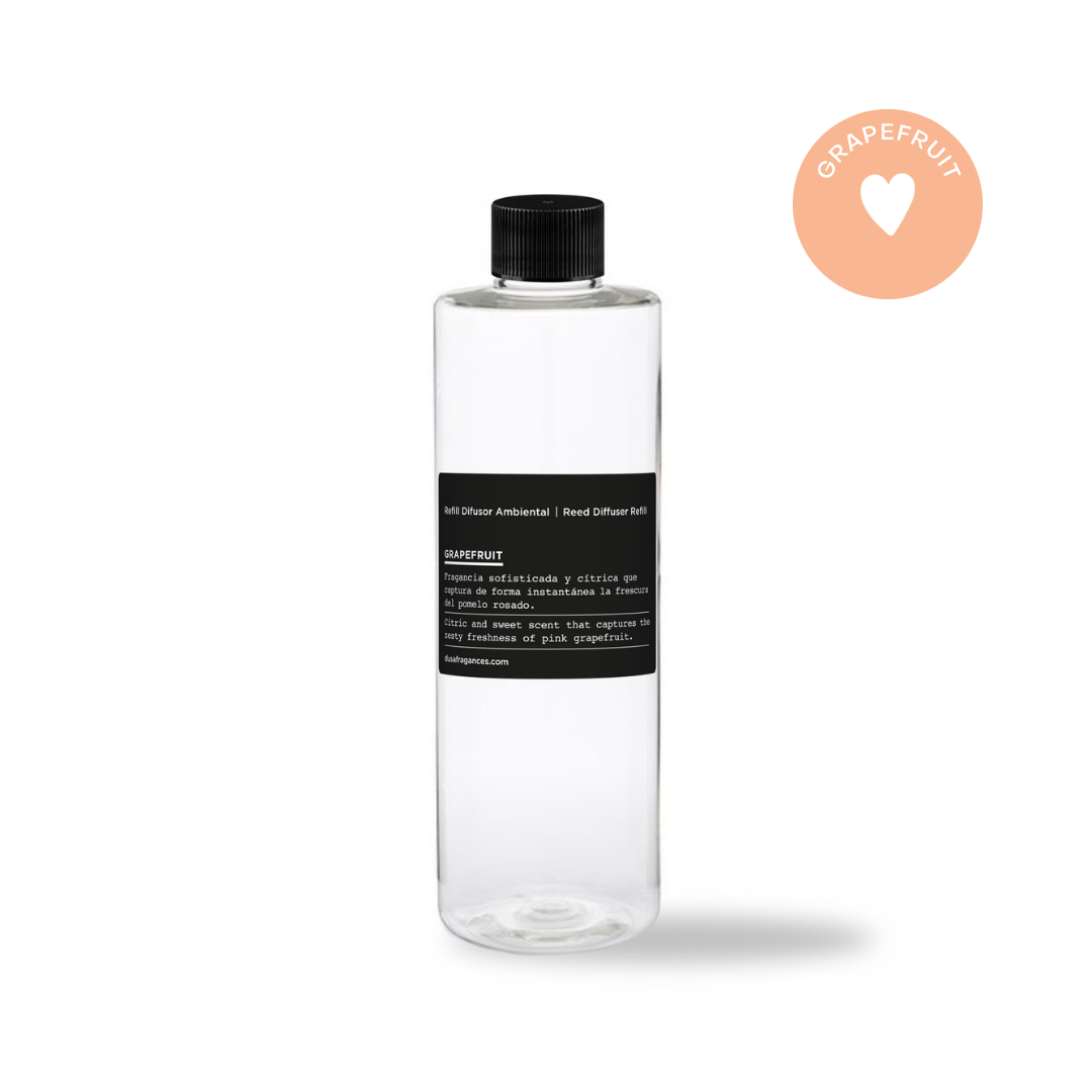 Grapefruit - Recarga Difusor de Varillas | Difusor Ambiental Para el Hogar y la Oficina | Difusor de Aromas y Ambientadores - 150 ml