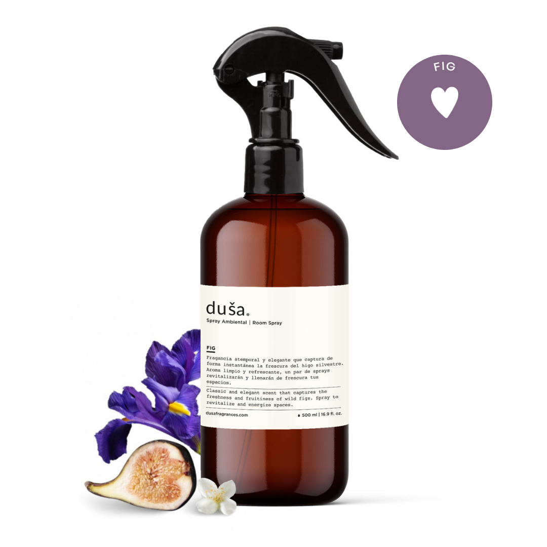 Fig- Aromatizante en Spray |  Para Telas y Ropa de Cama | Eliminador de olores en Spray - 500ml