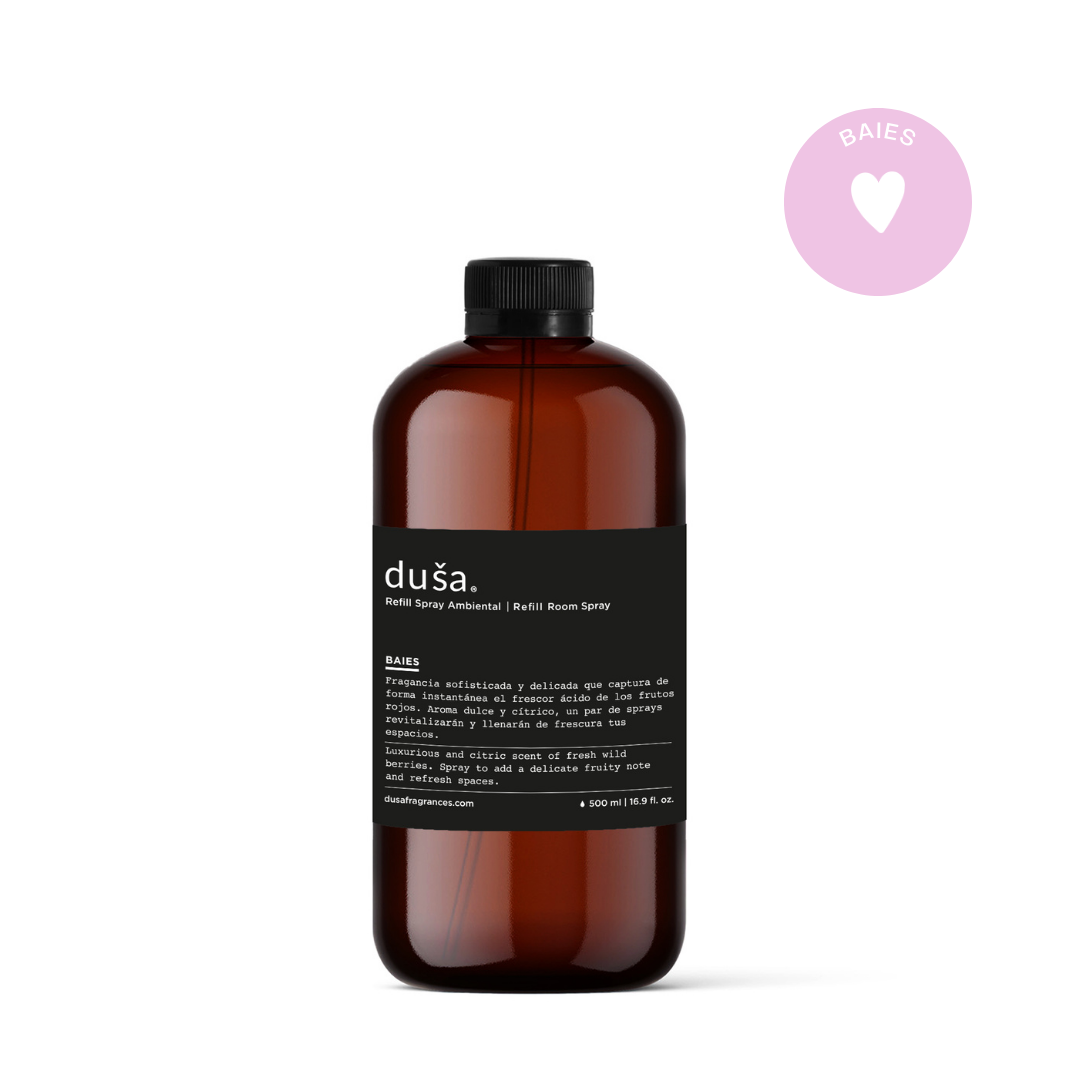 Baies - Recarga Aromatizante en Spray |  Para Telas y Ropa de Cama  -  500 ml